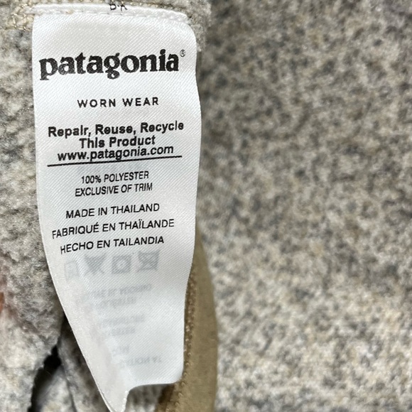 Patagonia Better Sweater 1/4-Zip Fleece Jacket Stonewash- Men's Small-Preowned - Picture 6 of 12